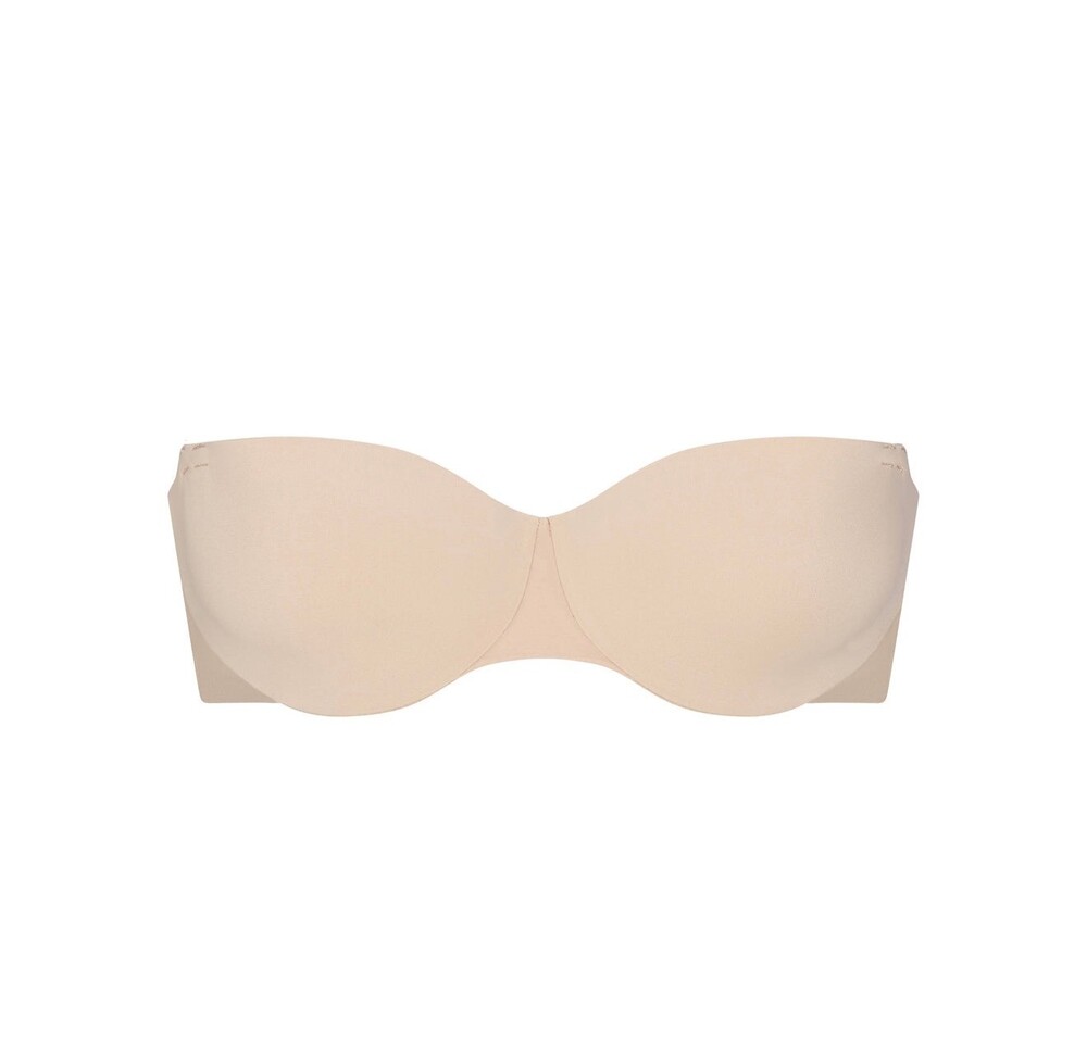 SKIMS Ultimate Strapless Push-Up Bra Clay Strapless Bra 34c